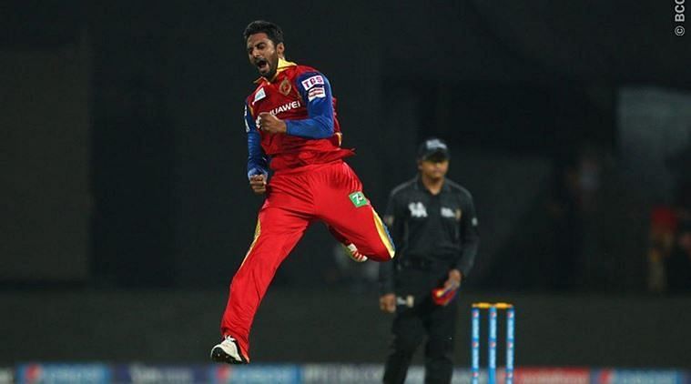 Sreenath Arvind earned his maiden IPL contract by RCB in 2011.